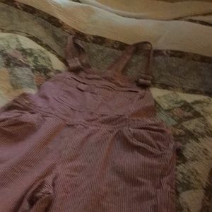 Cute striped overalls